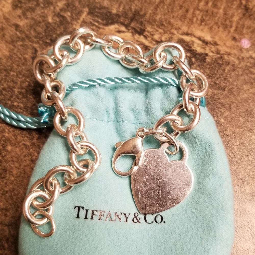 Firm $  Authentic Tiffany Bracelet 7.5